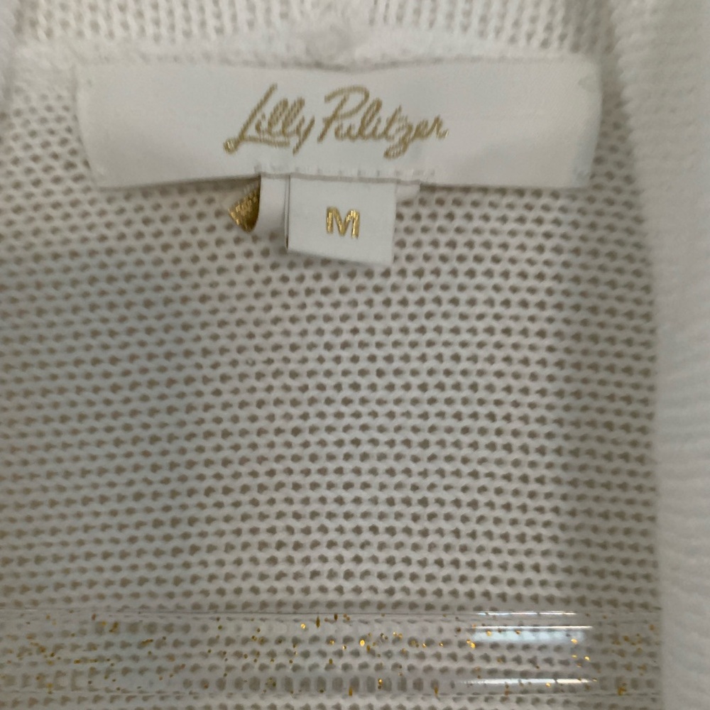 NWOT Lilly Pulitzer White Tatum Cardigan Sweater - Picture 2 of 4